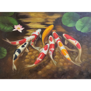 9 Koi Fish Upstream