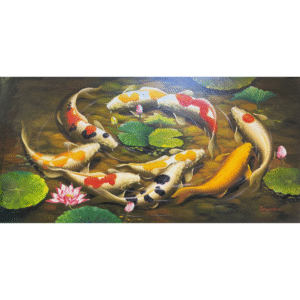 9 Koi Fish Circle
